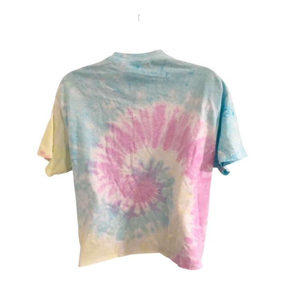 Disney’s Mickey Mouse pink blue yellow tie dye tshirt size small brand new - Picture 5 of 8
